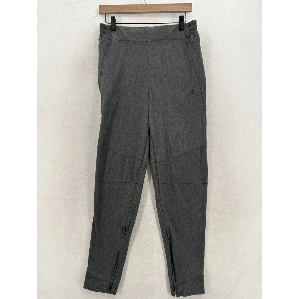 Jordan Flight Tech Dri-FIT Jogger Pants Mens Large Gray Tapered Athletic Gym